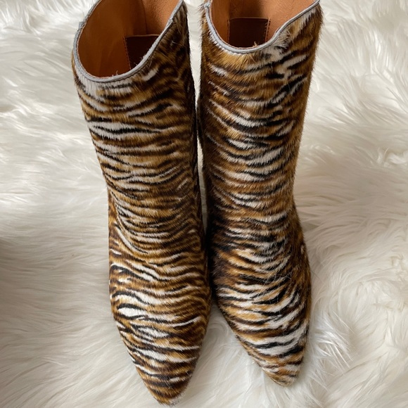 Samsoe Samsoe myrassa tiger pony booties - Picture 5 of 6